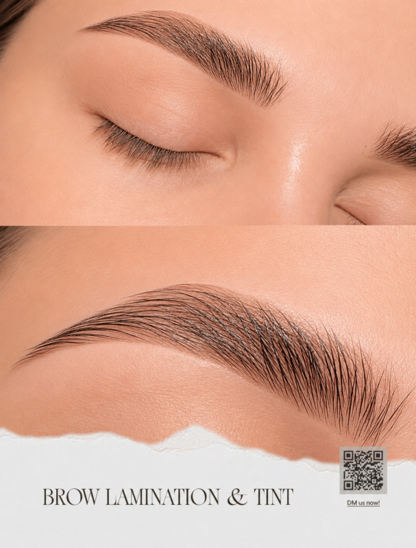 Brow Lamination & Tint