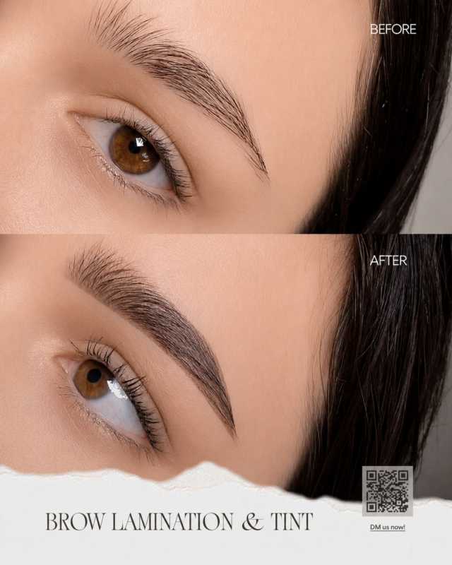 Brow Lamination & Tint